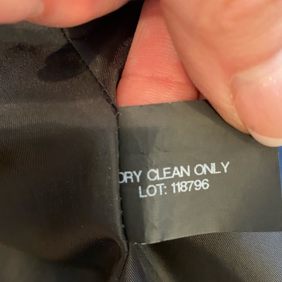 MiCHAEL Michael Kors Womens Black Coat w Gold Buttons / Belted / Size 12 - Picture 15 of 15